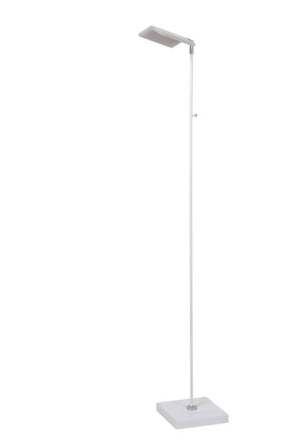 Lucide AARON - Floor reading lamp - LED Dim. - CCT - 1x12W 2700K/4000K - White - turned off